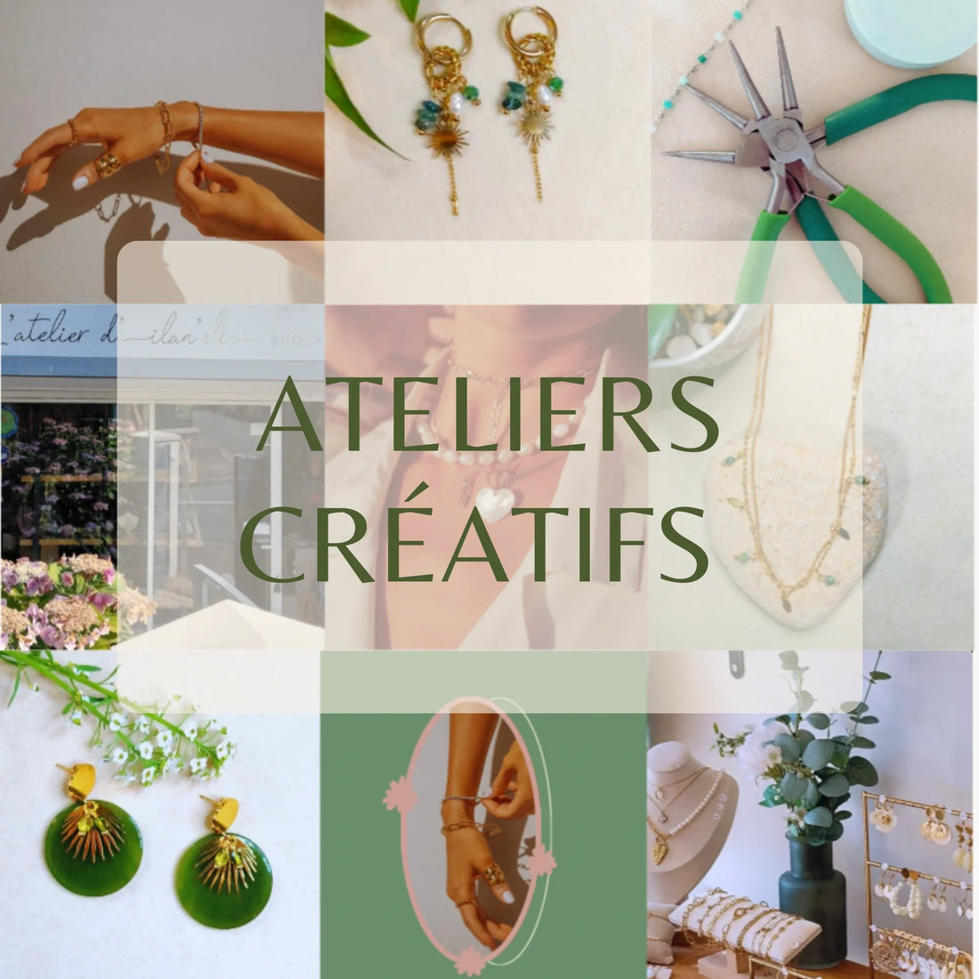 ilan'elle anime des ateliers de création de bijoux