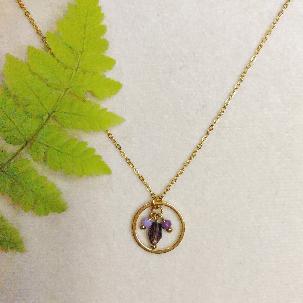 Collier ABELLE violet