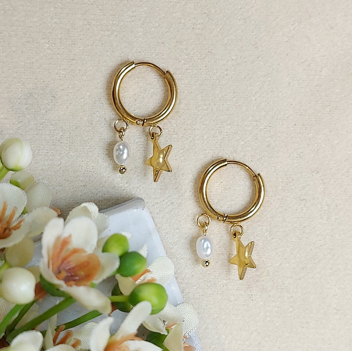 Boucles ALISSA perle d'eau douce