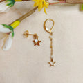 Boucles d'oreilles ASIA trèfle