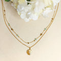Collier SEQUOIA double Aventurine