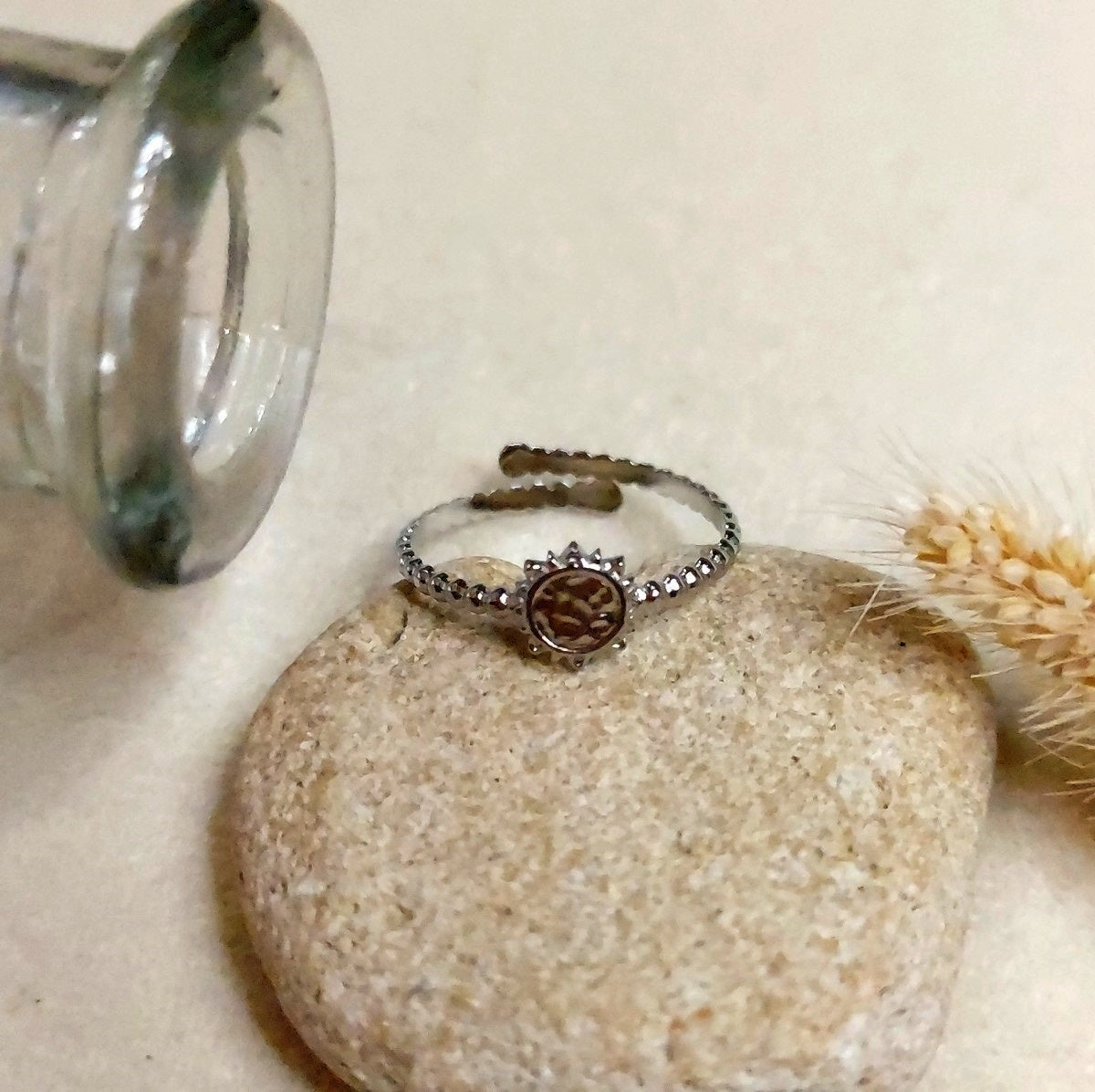 Bague réglable soleil