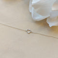 Bracelet Coeur strassé en Argent 925