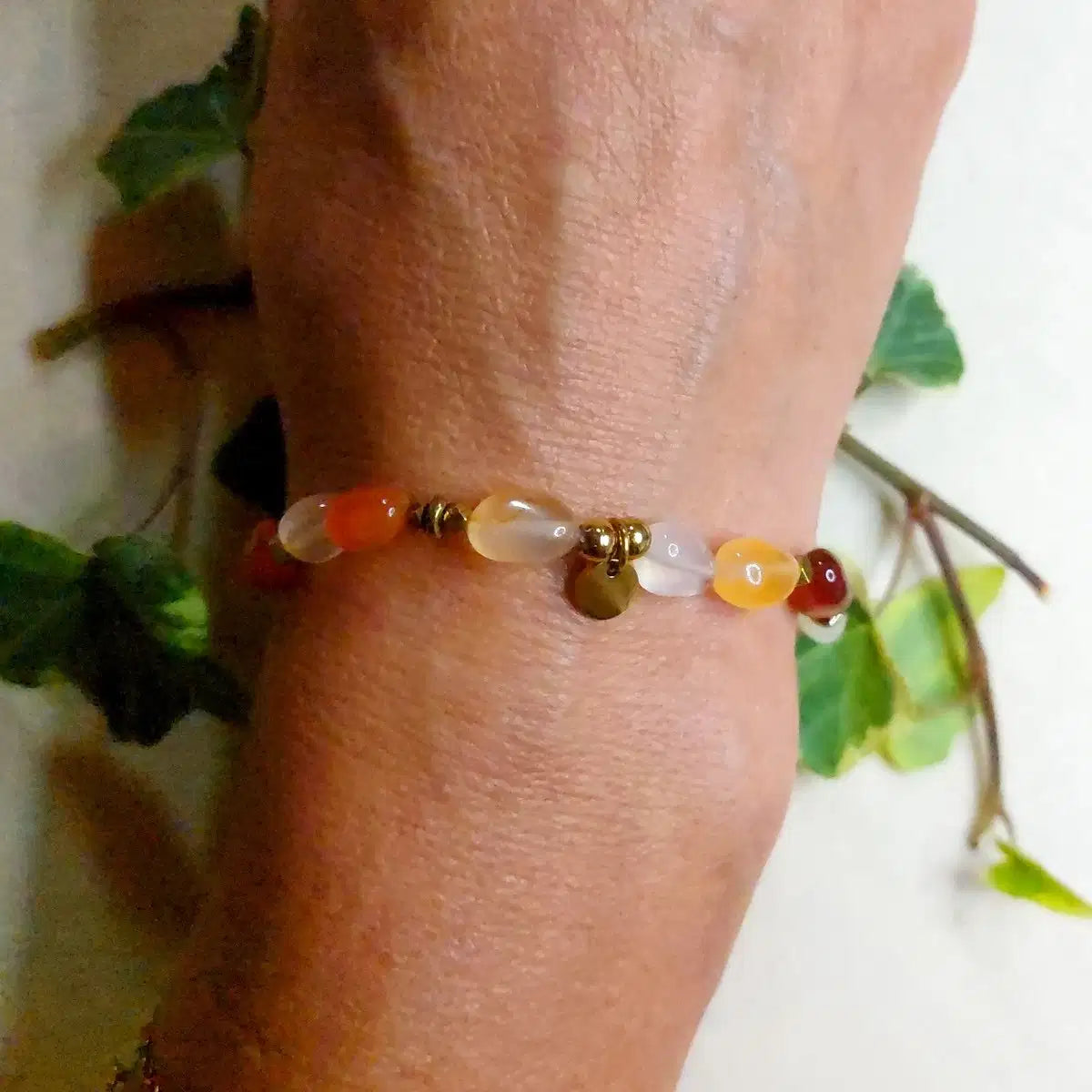 Bracelet PEPITE Cornaline