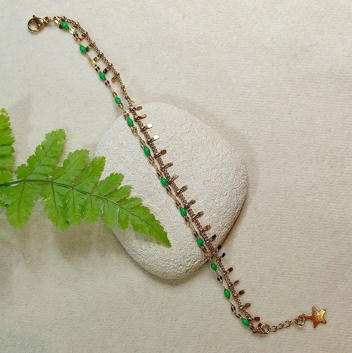 Bracelet DINAN Epoxy vert