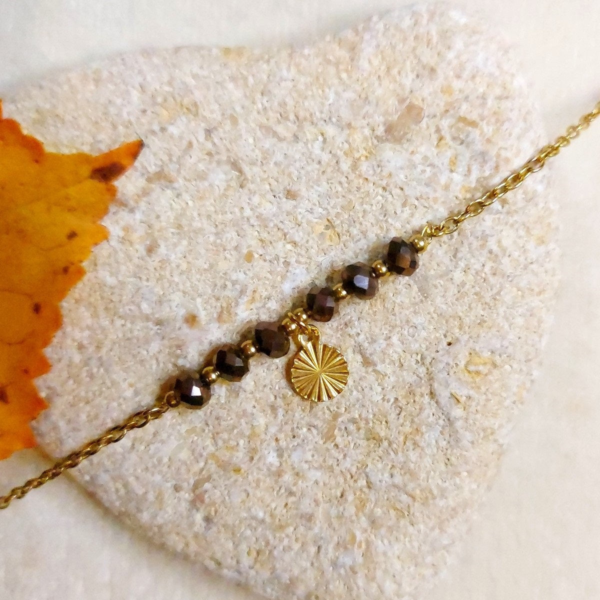 Bracelet ELLIS marron chocolat