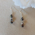 Boucles GONNY Swarovski Silver Night en Argent 925