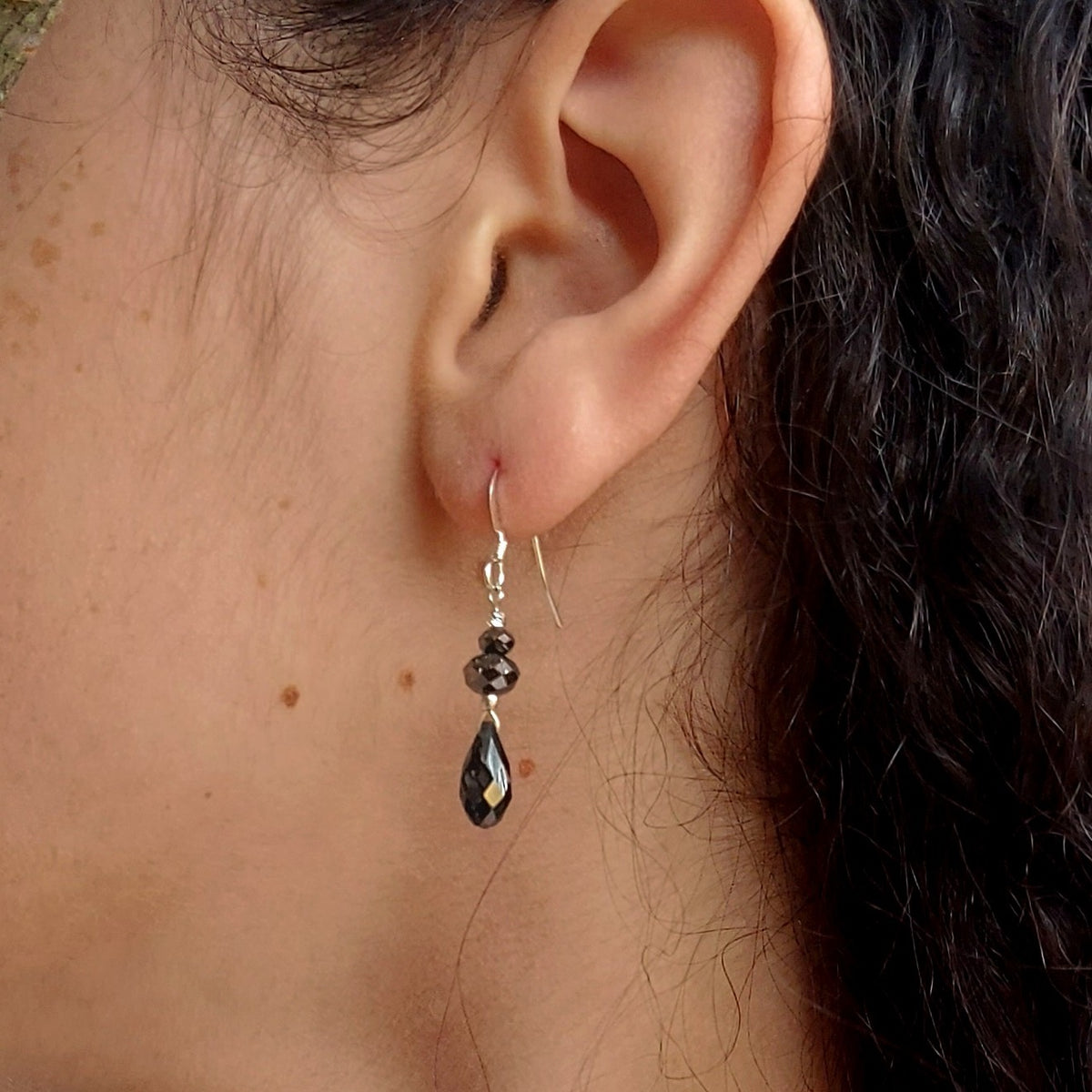 Boucles GONNY Swarovski Silver Night en Argent 925