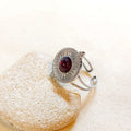 Bague Ethnique et Grenat