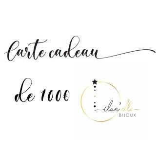 Cartes cadeaux ilan'elle Bijoux