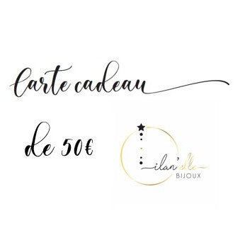 Cartes cadeaux ilan'elle Bijoux