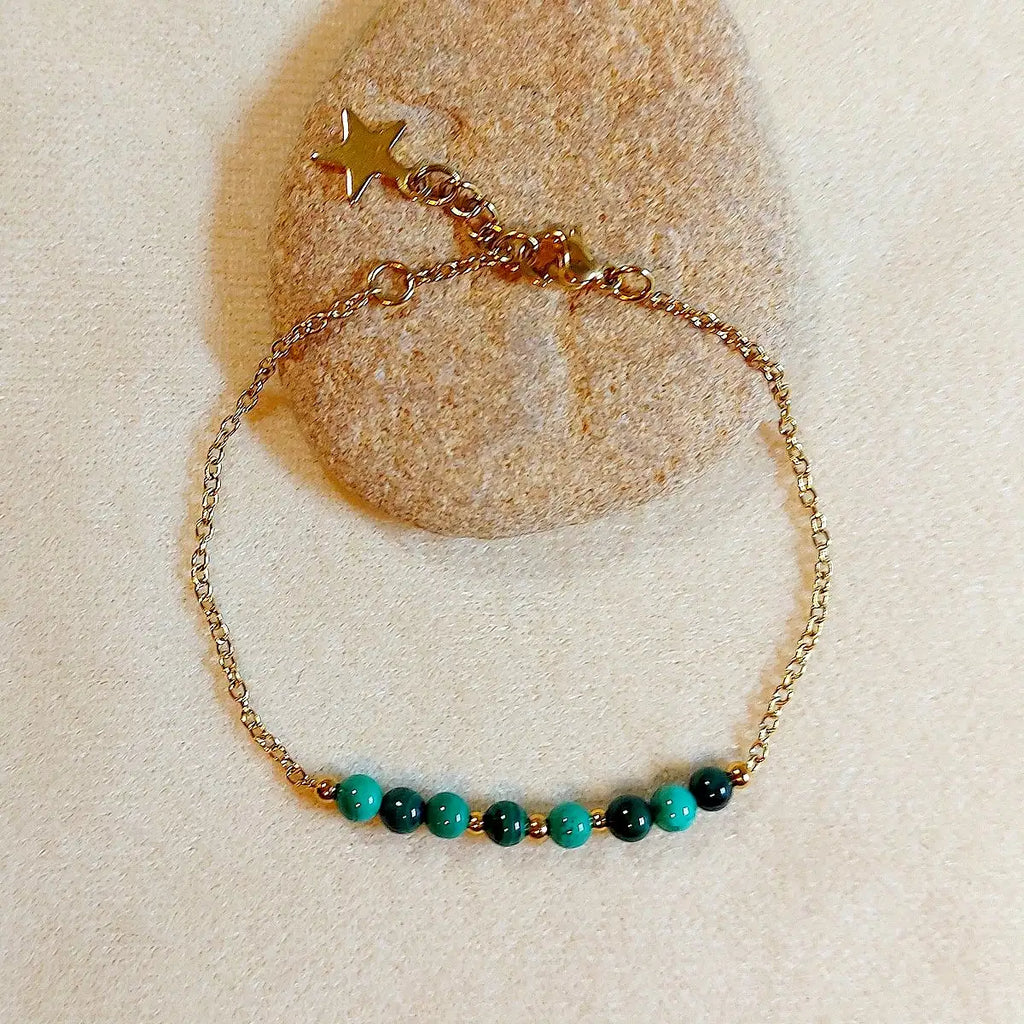Bracelet RAJA Malachite
