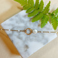 Bracelet ROXY Epoxy anneau et nacre