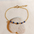Bracelet MARGOT Saphir en plaqué or