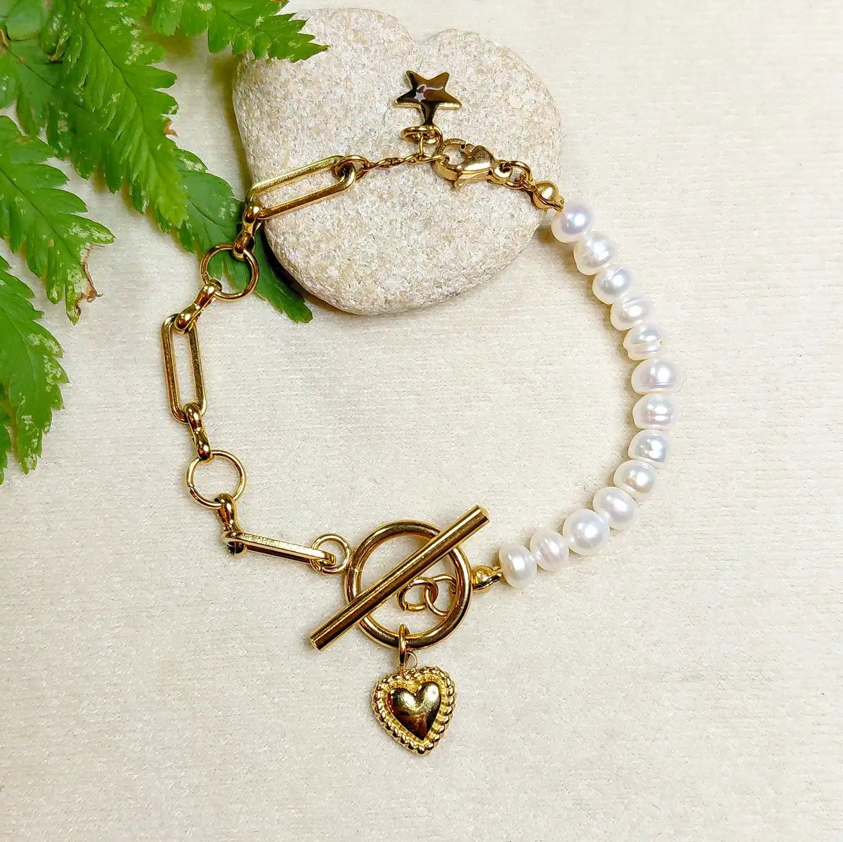 Bracelet TONIO Asymétrique perles d'eau douce