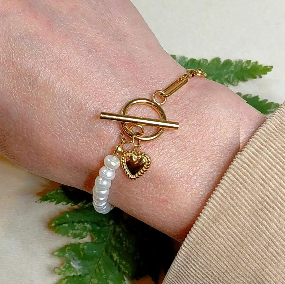 Bracelet TONIO Asymétrique perles d'eau douce