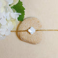 Bracelet TREFLE Nacre naturelle